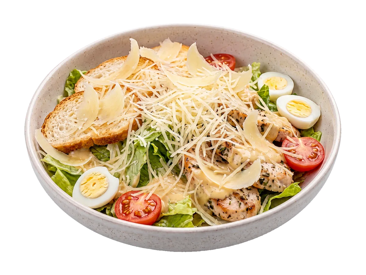 Салат Цезарь с курицей