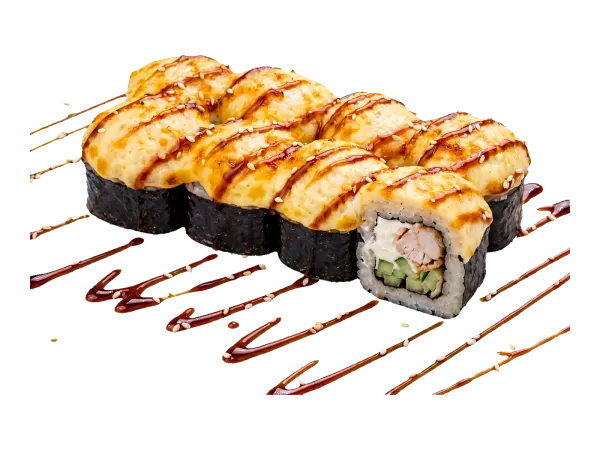 Запеченный с курицей