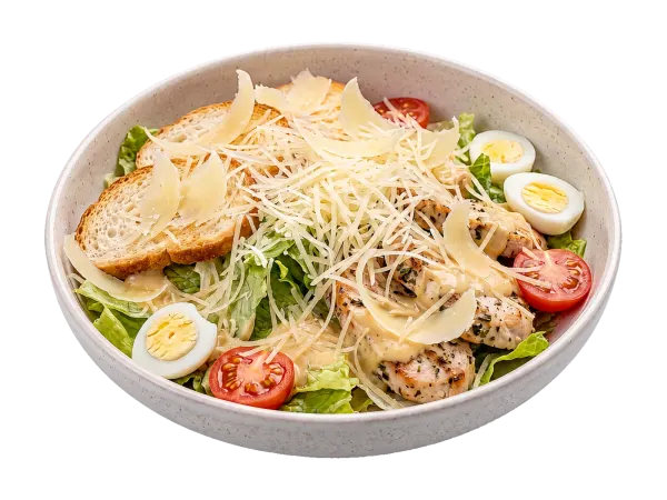 Салат Цезарь с курицей